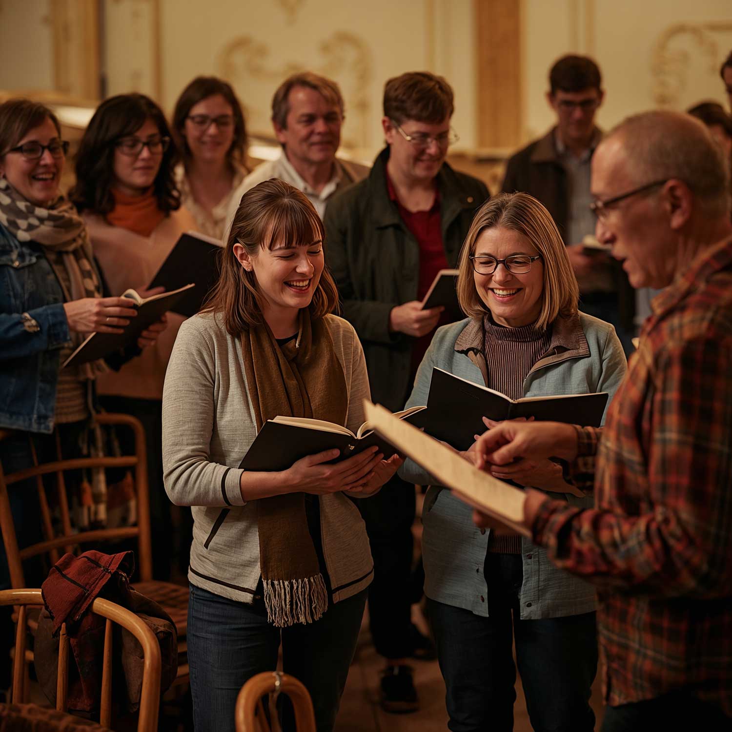 Choir Rehearsing